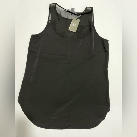 NWT - Armani Exchange lace appliqué blouse - size L - Picture 13 of 14